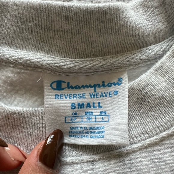 Vintage Champion Reverse Weave Oakland University Crewneck Sweatshirt Size S - Picture 6 of 6